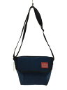 【中古】Manhattan Portage◆ショルダーバッグ/メッセンジャーバッグ/ナイロン/ブルー/TWSF-4158JP【バッグ】