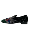 【中古】GIUSEPPE ZANOTTI DESIGN◆パンプス/41/BLK/スタッズ/ギター【シューズ】