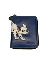 【中古】COACH◆財布/--/NVY/アニマル/メンズ/91652【服飾雑貨他】