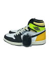 【中古】NIKE◆Air Jordan 1 High OG/ハイカットスニーカー/27.5cm/イエロー/レザー/555088-118【シューズ】