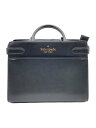 【中古】kate spade new york◆ハンドバッグ/レザー/BLK/D411【バッグ】
