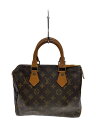 【中古】LOUIS VUITTON◆1)スピーディ25_モノグラム・キャンバス_BRW/PVC/ブラウン【バッグ】