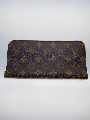 【中古】LOUIS VUITTON◆ポルト・フォイユ・アンソリット_モノグラム・キャンバス_BRW_ブルークレール/PVC/BRW/レディース【服飾雑貨他】 【中古】LOUIS VUITTON◆ポルト・フォイユ・アンソリット_モノグラム・キャンバス_BRW_ブルークレール/PVC/BRW/レディース【服飾雑貨他】