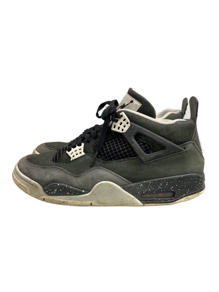 NIKE◆Air Jordan 4 Retro/Fear/ハイカットスニーカー/28cm/BLK/FQ8138-002/? NULL ?