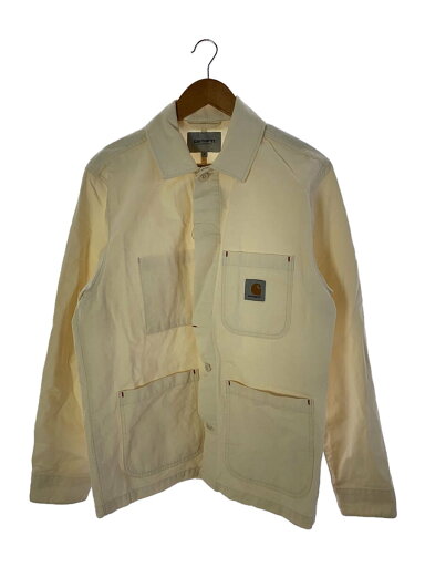 【中古】Carhartt◆Carhartt WIP/WESLEY JACKET/ワークインプログレス/M/コットン/WHT//【メンズウェア】 【中古】Carhartt◆Carhartt WIP/WESLEY JACKET/ワークインプログレス/M/コットン/WHT//【メンズウェア】