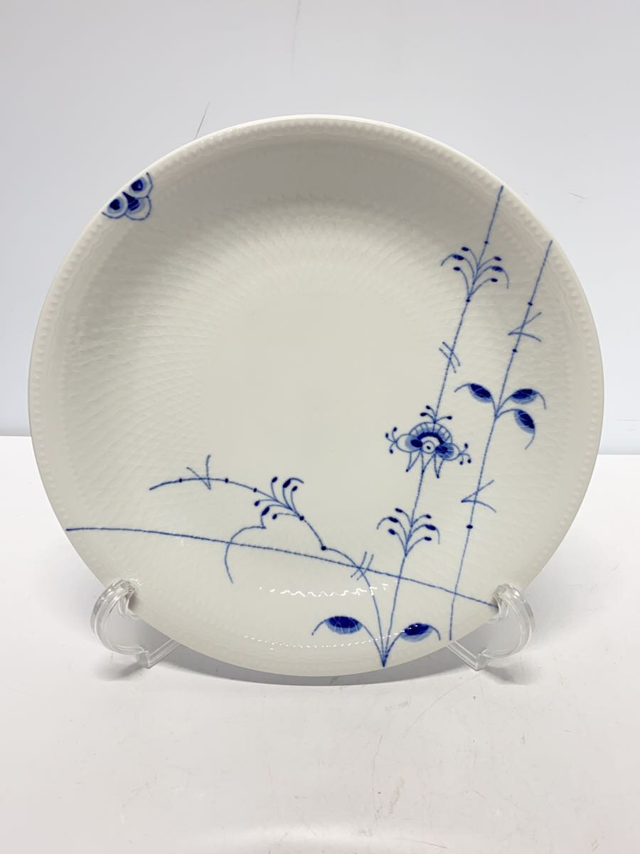 【中古】ROYAL COPENHAGEN◆プレート/ホワイト/626/ブルーパルメッテプレート【キッチン用品】