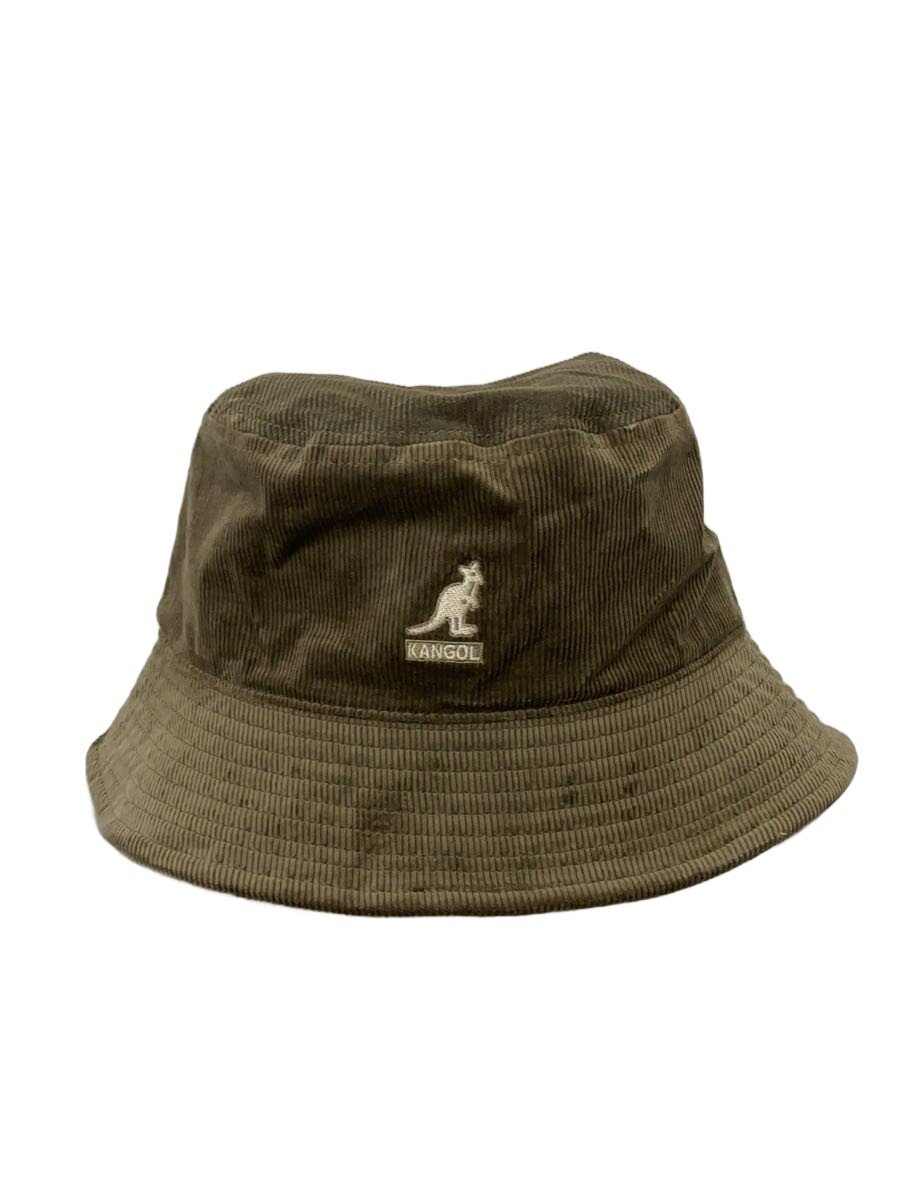 【中古】KANGOL◆バケットハット/M/コーデュロイ/KHK/メンズ【服飾雑貨他】