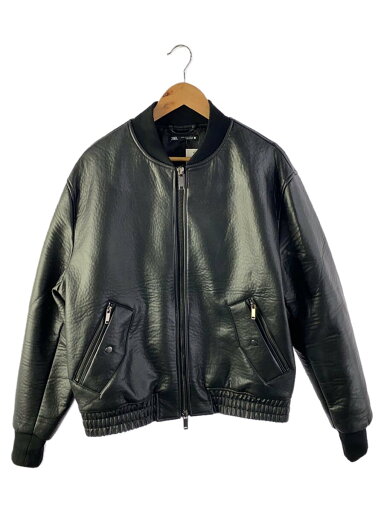 【中古】ZARA◆レザージャケット・ブルゾン/XL/フェイクレザー/BLK/無地/8281/667/800【メンズウェア】 【中古】ZARA◆レザージャケット・ブルゾン/XL/フェイクレザー/BLK/無地/8281/667/800【メンズウェア】