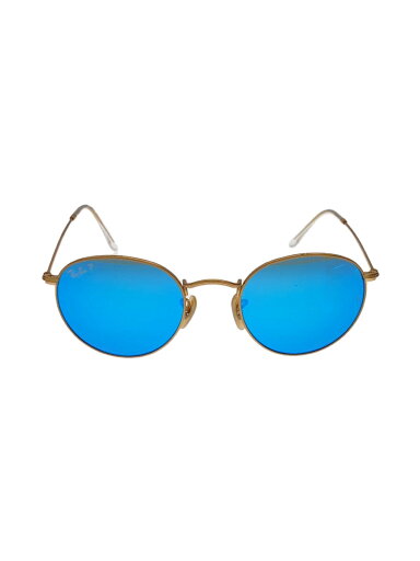 【中古】Ray-Ban◆サングラス/GLD/BLU/メンズ/RB3447【服飾雑貨他】 【中古】Ray-Ban◆サングラス/GLD/BLU/メンズ/RB3447【服飾雑貨他】