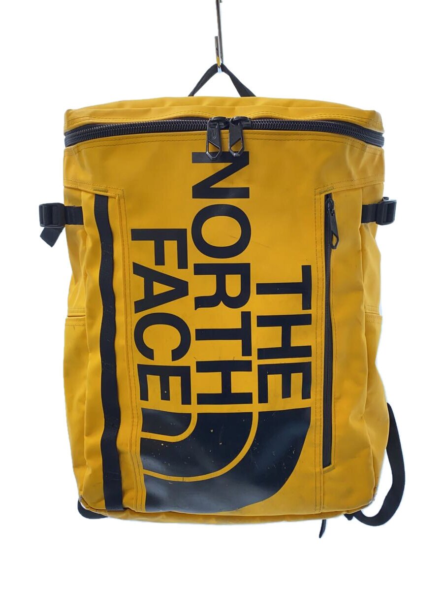 【中古】THE NORTH FACE◆リュック/ポリエステル/YLW/無地/NM82000/角破れ 汚れあり【バッグ】