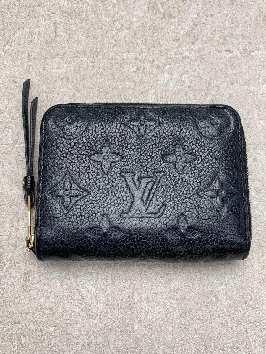 【中古】LOUIS VUITTON◆財布/レザー/BLK/レディース/M81599【服飾雑貨他】