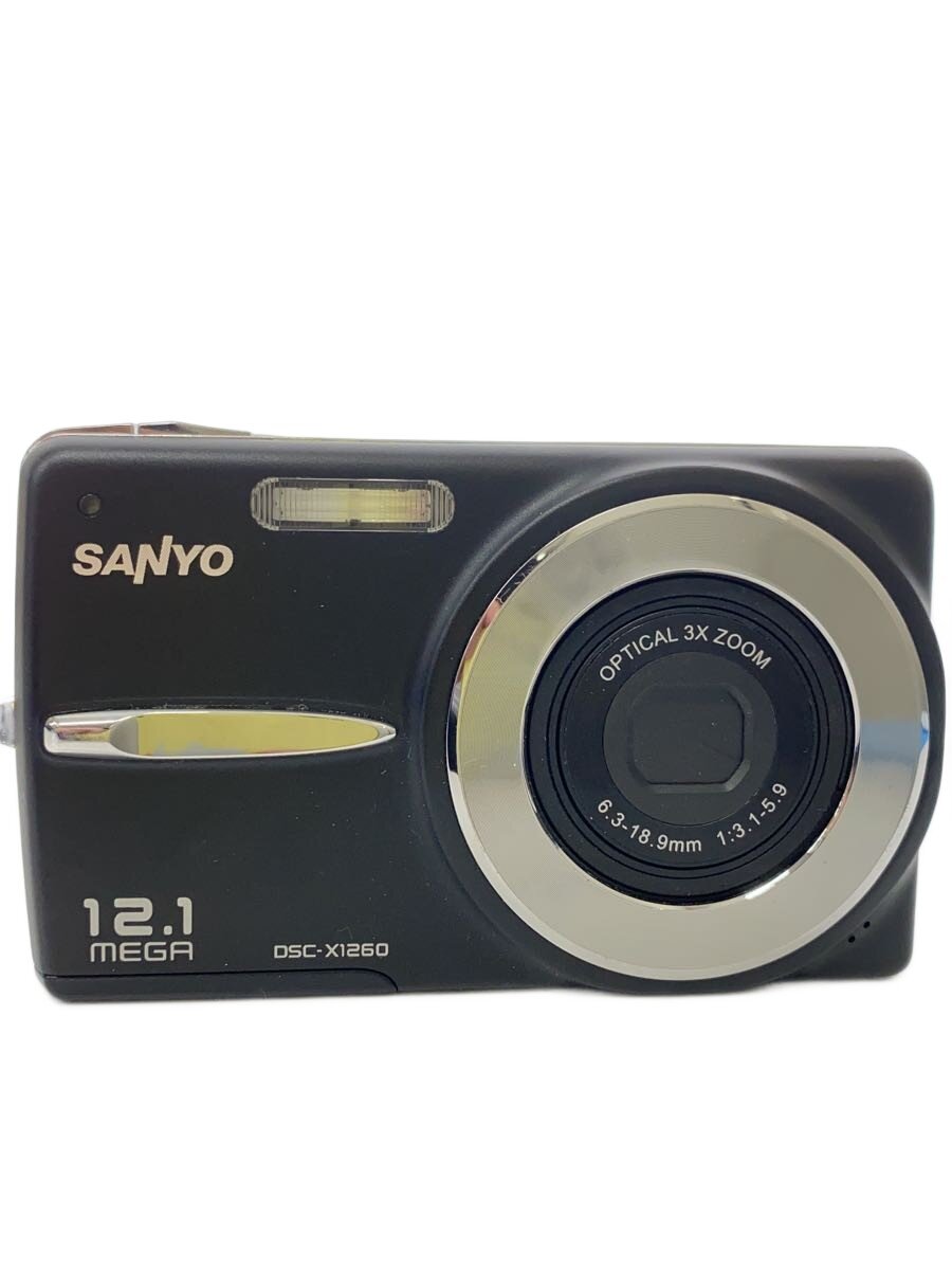 【中古】SANYO◆コンパクトデジタルカメラ DSC-X1260(K) [ブラック]//【カメラ】