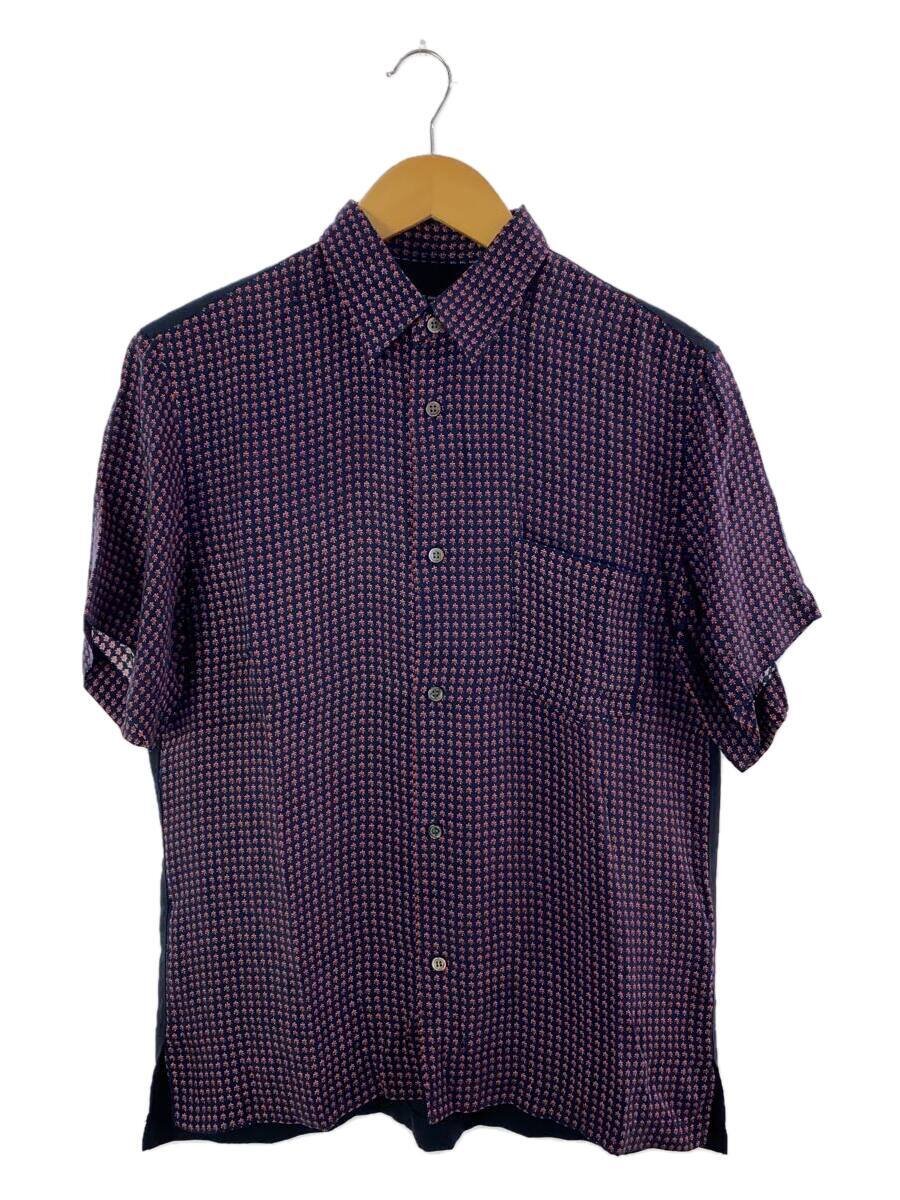【中古】COMME des GARCONS HOMME◆19ss/キュプラ/半袖シャツ/XS/--/ad2019【メンズウェア】