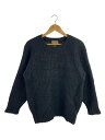 【中古】ISSEY MIYAKE◆70s/オールスタイル期/ニット・セーター(厚手)/--/ウール/BLK/無地【メンズウェア】(4)