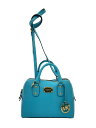 【中古】MICHAEL KORS◆ショルダーバッグ/--/BLU/無地【バッグ】(4)