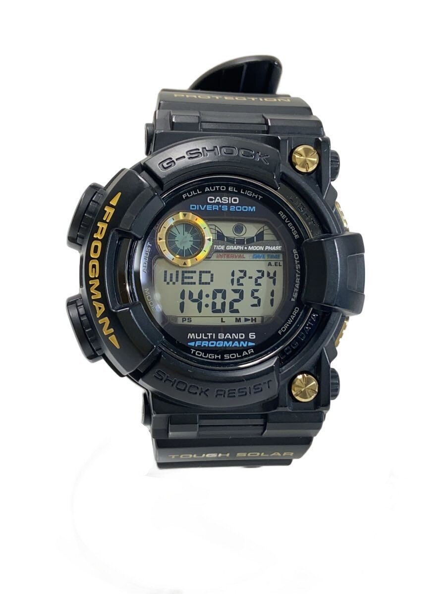 【中古】CASIO◆ソーラー腕時計・G-SHOCK/デジタル/BLK//【服飾雑貨他】