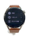 【中古】Huawei◆スマートウォッチ/デジタル/レザー/BLK/BRW/ーー/JPT-B19/ファーウェイ/【服飾雑貨他】