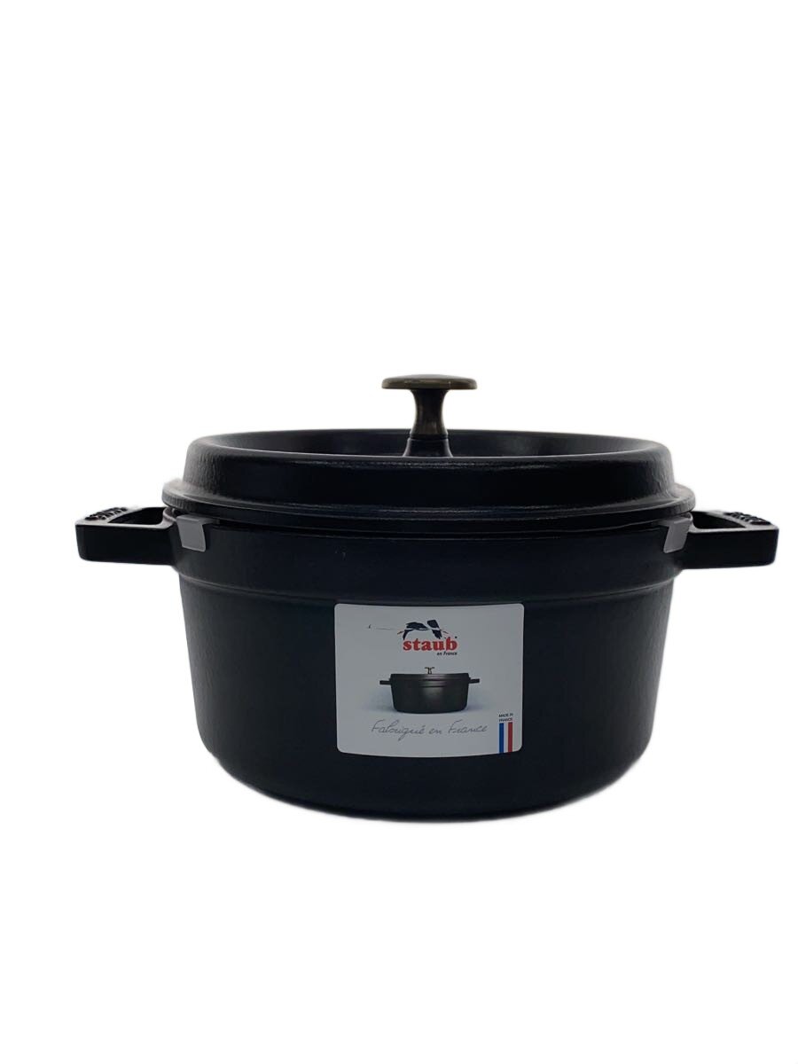 【中古】Staub◆鍋/BLK/40509-487【キッチン用品】