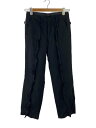 【中古】UNDERCOVER◆フリルスラックス/ストレートパンツ/1/ウール/BLK/N1501-2//【レディースウェア】