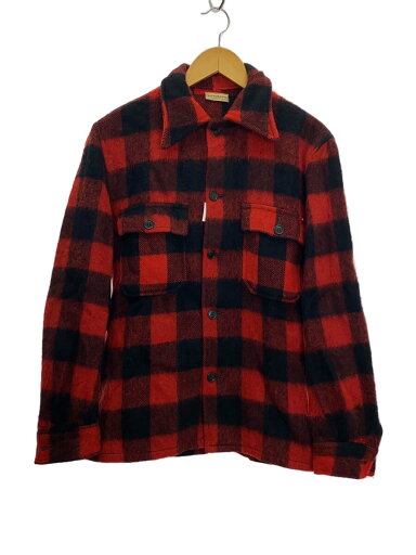 【中古】30s/WIEBOLDTS/ジャケット/RED/チェック【メンズウェア】 【中古】30s/WIEBOLDTS/ジャケット/RED/チェック【メンズウェア】