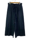 【中古】DRAWER◆ハイウエストワイドパンツ/ワイドパンツ/38/コットン/NVY/6514-236-0787【レディースウェア】