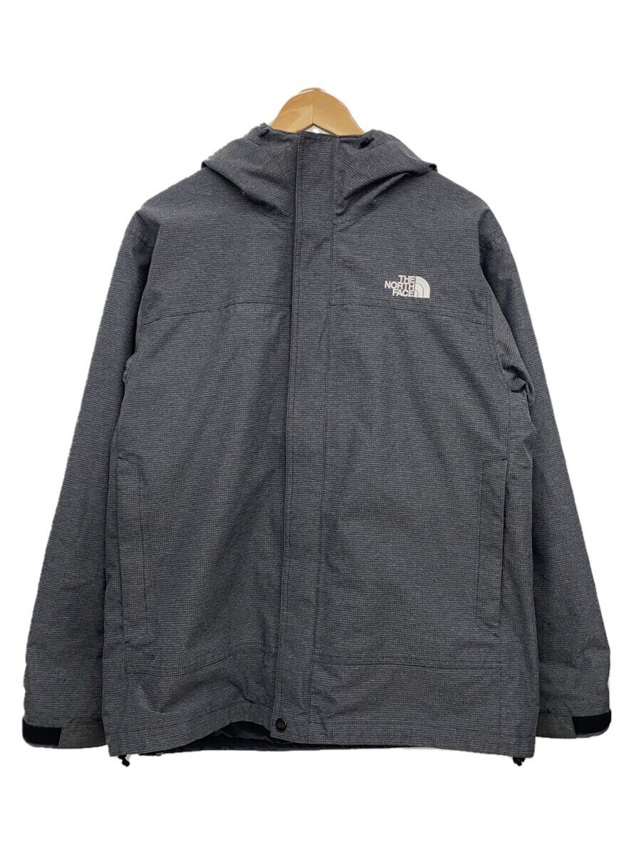 【中古】THE NORTH FACE◆CASSIUS TRICLIMATE JACKET_カシウス トリクライメイト ジャケット/L/ナイロン/BLK【メンズウェア】