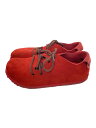 【中古】BIRKENSTOCK◆シューズ/26cm/RED/スウェード【シューズ】