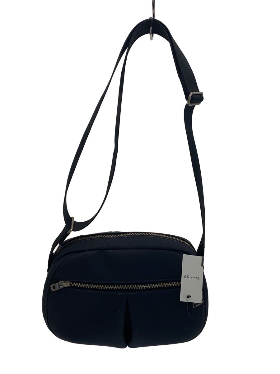 【中古】PORTER GIRL◆URBAN_SHOULDER BAG(S)/アーバン_ショルダーバッグ/ネイビー/紺/使用感有【バッグ】