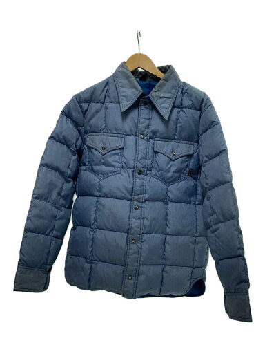 【中古】Woolrich◆ダウンジャケット/--/ナイロン/BLU/70s/シミ有【メンズウェア】 【中古】Woolrich◆ダウンジャケット/--/ナイロン/BLU/70s/シミ有【メンズウェア】
