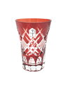 【中古】硝子工房 彩鳳◆グラス/RED/B-7275RN//【キッチン用品】