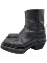 【中古】VTMNTS◆ANKLE COWBOY Boots/ウェスタンブーツ/43/BLK【シューズ】