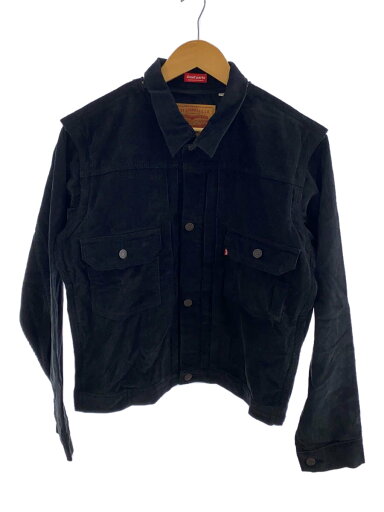 【中古】UNDERCOVER◆コンバーチブルトラッカージャケット/Gジャン/M/コットン/BLK/無地/PC9-0020S-0000//【メンズウェア】 【中古】UNDERCOVER◆コンバーチブルトラッカージャケット/Gジャン/M/コットン/BLK/無地/PC9-0020S-0000//【メンズウェア】