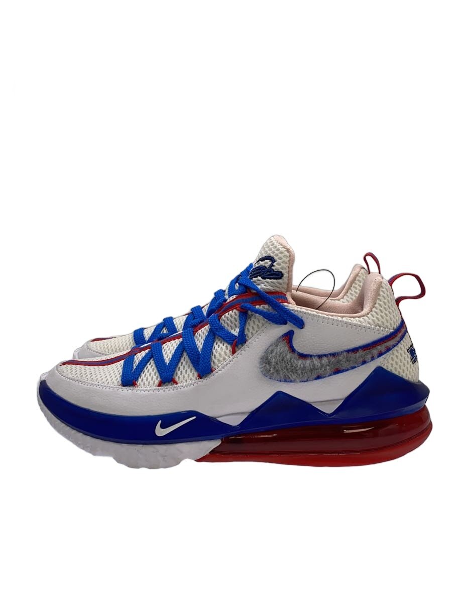 【中古】NIKE◆LEBRON 17 LOW/26.5cm/WHT【シューズ】