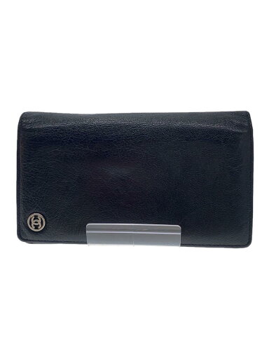 【中古】CHANEL◆2つ折り財布/--/BLK/無地/メンズ/A33924【服飾雑貨他】 【中古】CHANEL◆2つ折り財布/--/BLK/無地/メンズ/A33924【服飾雑貨他】