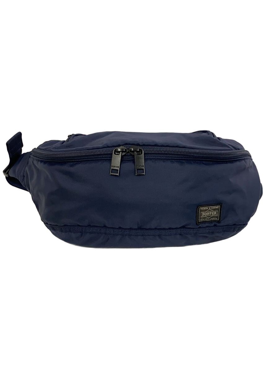【中古】PORTER◆FLASH ウェストバッグ /S/ネイビー/689-05953【バッグ】