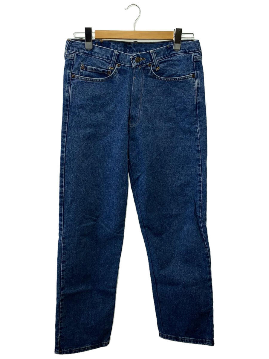 【中古】WRANGLER◆ストレートパンツ/46/コットン/BLU/無地【メンズウェア】