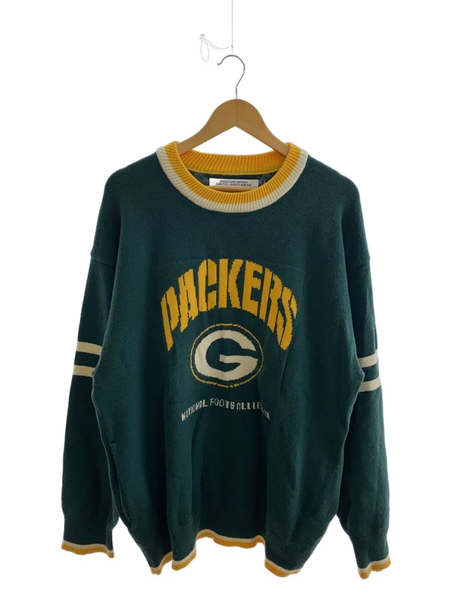 NFL TEAM APPAREL◆LOGAN KITTING MILLS/ニット・セーター(厚手)/FREE/レーヨン/GRN