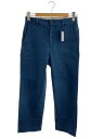 【中古】RHC Ron Herman◆UTILITY PANT/ボトム/S/コットン/BLU/無地/3120600429//【メンズウェア】