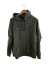 【中古】F.C.R.B.(F.C.Real Bristol)◆パーカー/L/ポリエステル/KHK/FCRB-2400013//【メンズウェア】