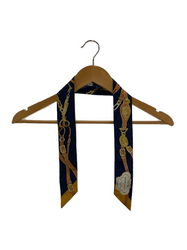 【中古】HERMES◆TWILLY BRIDES DE GALA APPLIQUE/スカーフ/シルク/NVY/総柄/レディース【服飾雑貨他】 【中古】HERMES◆TWILLY BRIDES DE GALA APPLIQUE/スカーフ/シルク/NVY/総柄/レディース【服飾雑貨他】