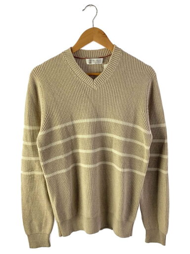【中古】BRUNELLO CUCINELLI◆ニット・セーター(厚手)/--/コットン/BRW【メンズウェア】 【中古】BRUNELLO CUCINELLI◆ニット・セーター(厚手)/--/コットン/BRW【メンズウェア】