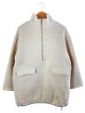 【中古】DRAWING NUMBERS◆パーカー/38/ウール/WHT/無地/ggz1022408a0001【レディースウェア】(4)