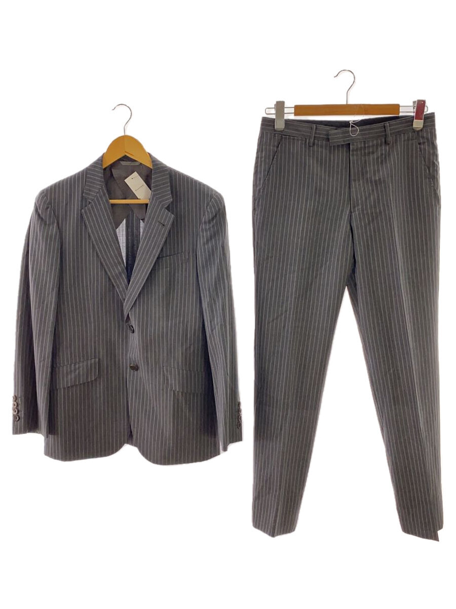 【中古】Paul Smith COLLECTION◆スーツ/--/ウール/GRY/ストライプ【メンズウェア】