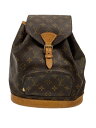 【中古】LOUIS VUITTON◆1)ミニ・モンスリ_モノグラム・キャンバス_BRW/PVC/BRW【バッグ】