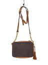 【中古】MICHAEL KORS◆JET SET MD CAMERA BAG/ショルダーバッグ/PVC/ブラウン/総柄/32F8GF5M2B//【バッグ】