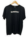 【中古】BURBERRY◆Tシャツ/XS/コットン/BLK/8055307/7