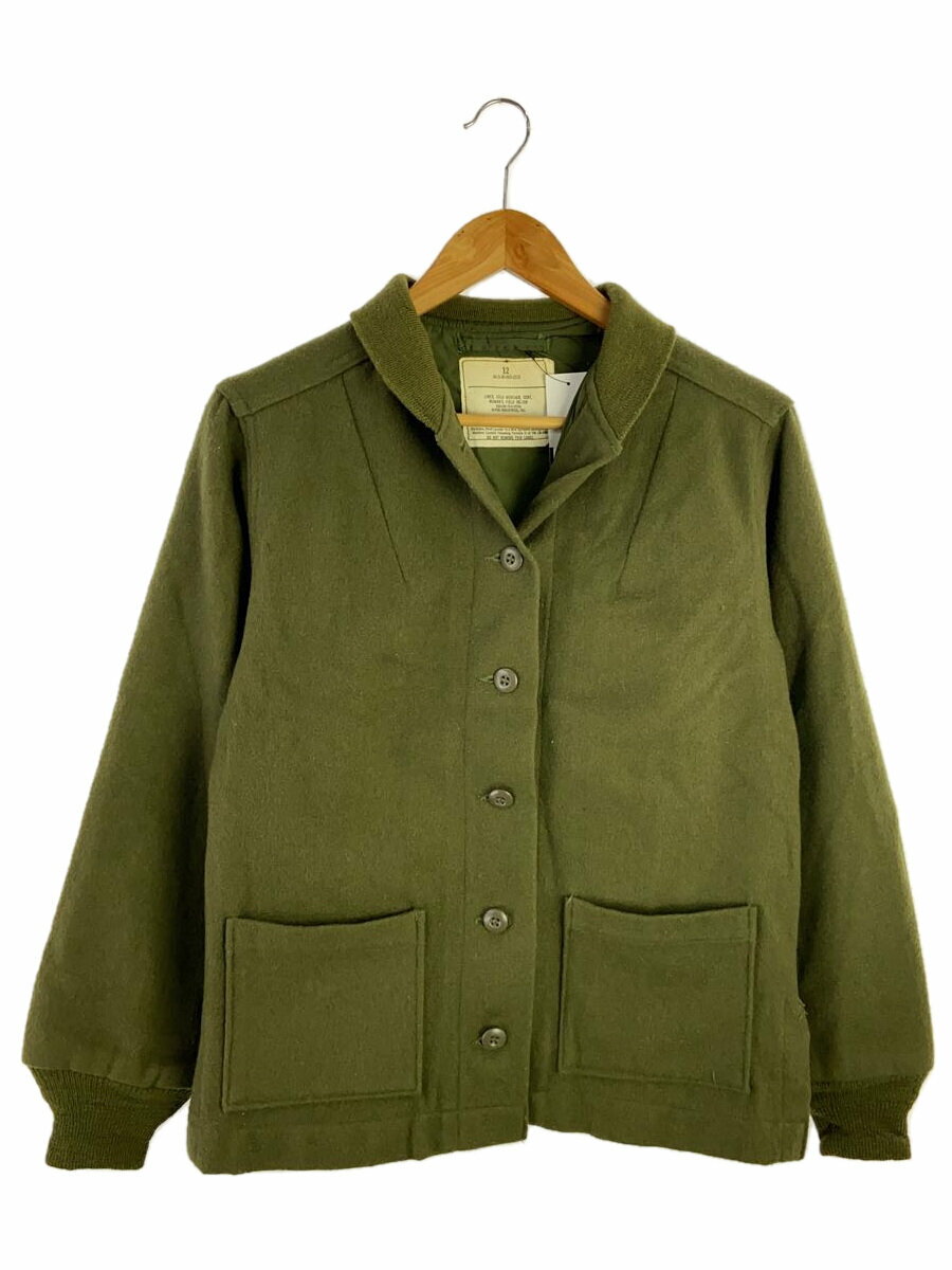 【中古】ALPHA INDUSTRIES◆ミリタリージャケット/--/ウール/KHK【レディースウェア】