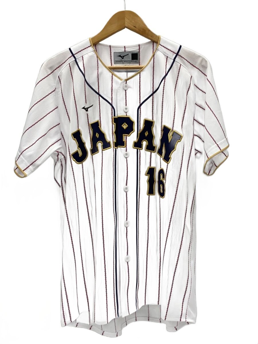 【中古】MIZUNO◆スポーツウェアー/L/WHT【スポーツ】