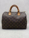 【中古】LOUIS VUITTON◆1)スピーディ30_モノグラム・キャンバス_BRW/PVC/BRW【バッグ】