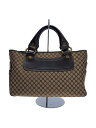 【中古】CELINE◆マカダム/ハンドバッグ/レザー/BRW/総柄/M13【バッグ】(4)